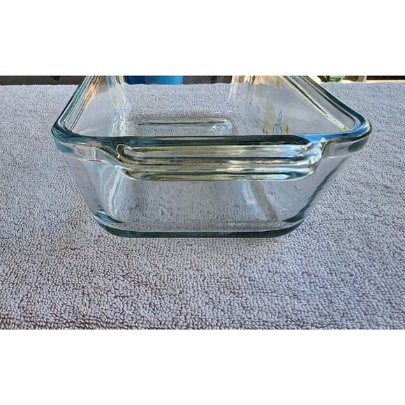 VTG 1987 Blue Ribbon Goose Anchor Hocking Loaf Dish Baking 1.5 Quart Retro - Picture 10 of 13